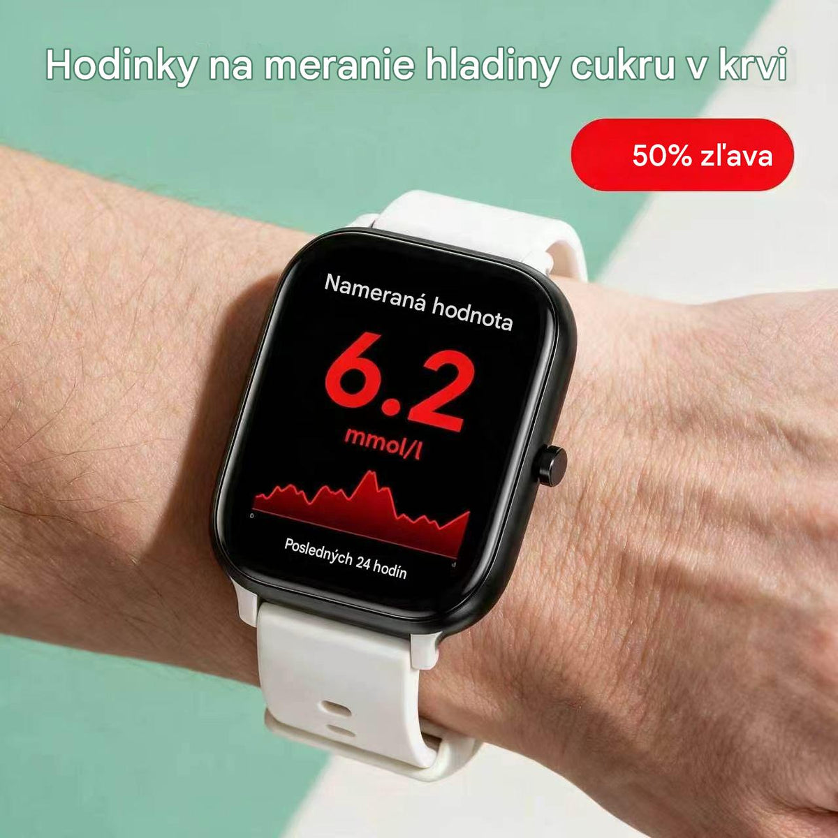 Najnovšie inteligentné hodinky 2.0 na monitorovanie hladiny glukózy v krvi