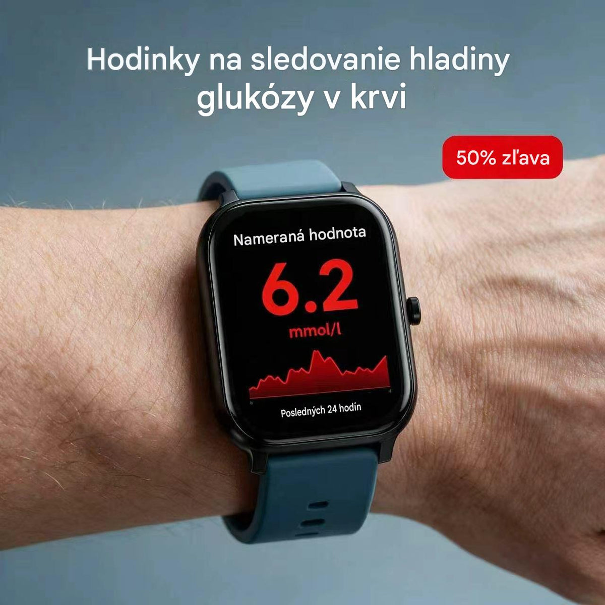 Najnovšie inteligentné hodinky 2.0 na monitorovanie hladiny glukózy v krvi