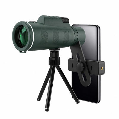 Prémium monokulárny ďalekohľad 40×60 – ostrý obraz, nočné videnie a fotografovanie mobilom pre outdoorové dobrodružstvá