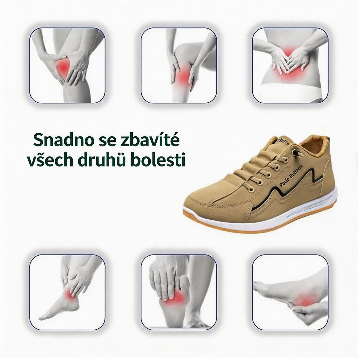 Pánska ortopedická vychádzková obuv — Celodenná chôdza bez unavených nôh! 🔥 Dnes za polovičnú cenu – Nenechajte si to ujsť!