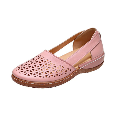 Dámske ortopedické sandále na platforme – priedušný perforovaný dizajn a celodenné pohodlie bez bolesti