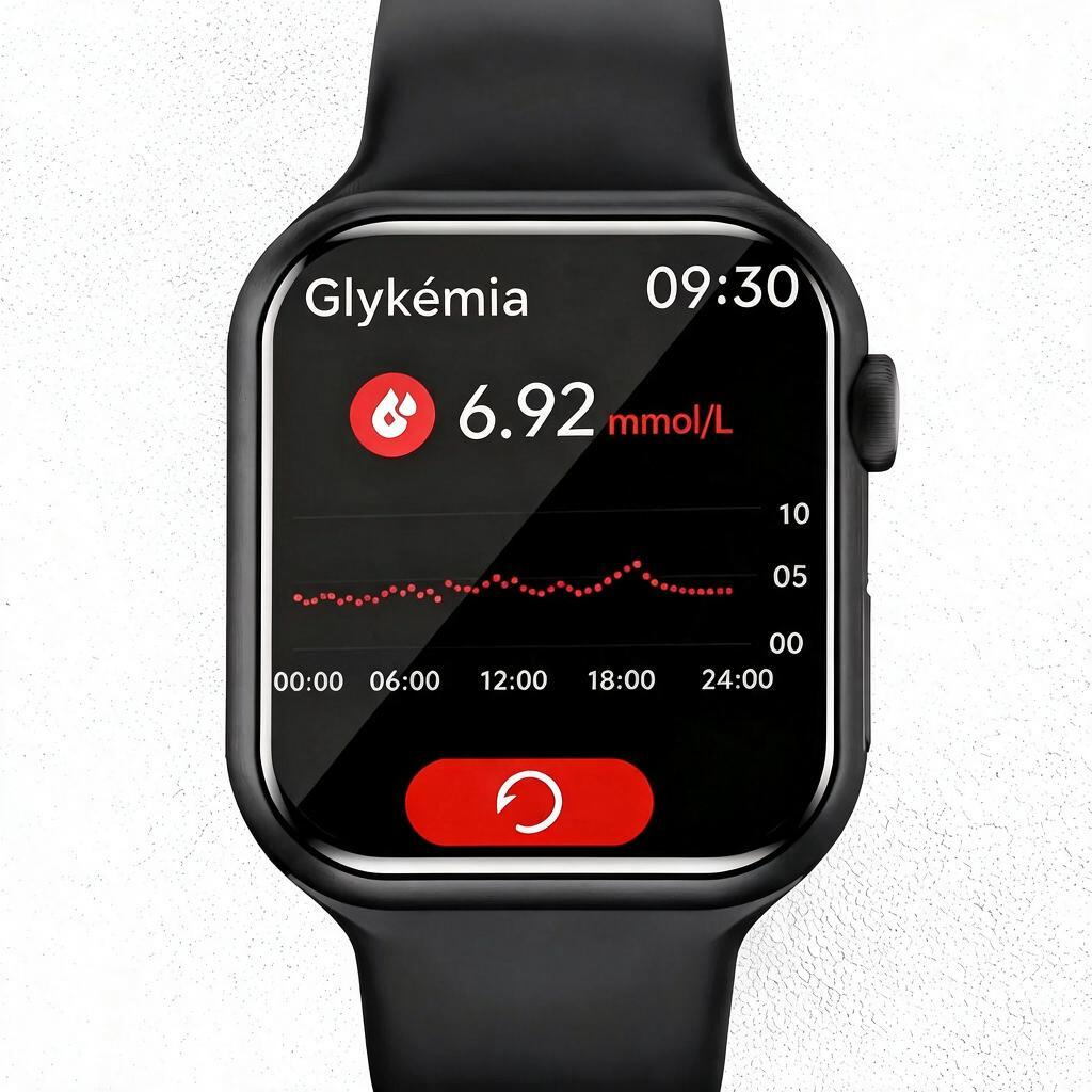 Najnovšie inteligentné hodinky 2.0 na monitorovanie hladiny glukózy v krvi