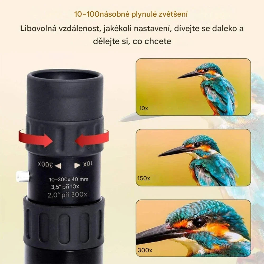 Inteligentný vonkajší ďalekohľad s vysokým rozlíšením – objavujte detaily hviezdnej oblohy bez námahy!